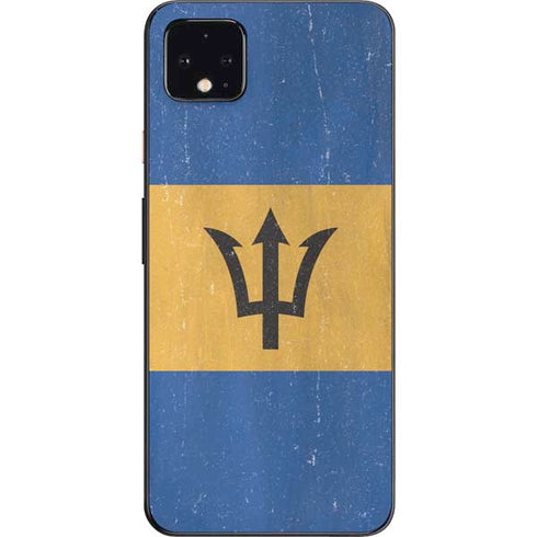 Barbados Flag Distressed Google Pixel 4 XL Skin
